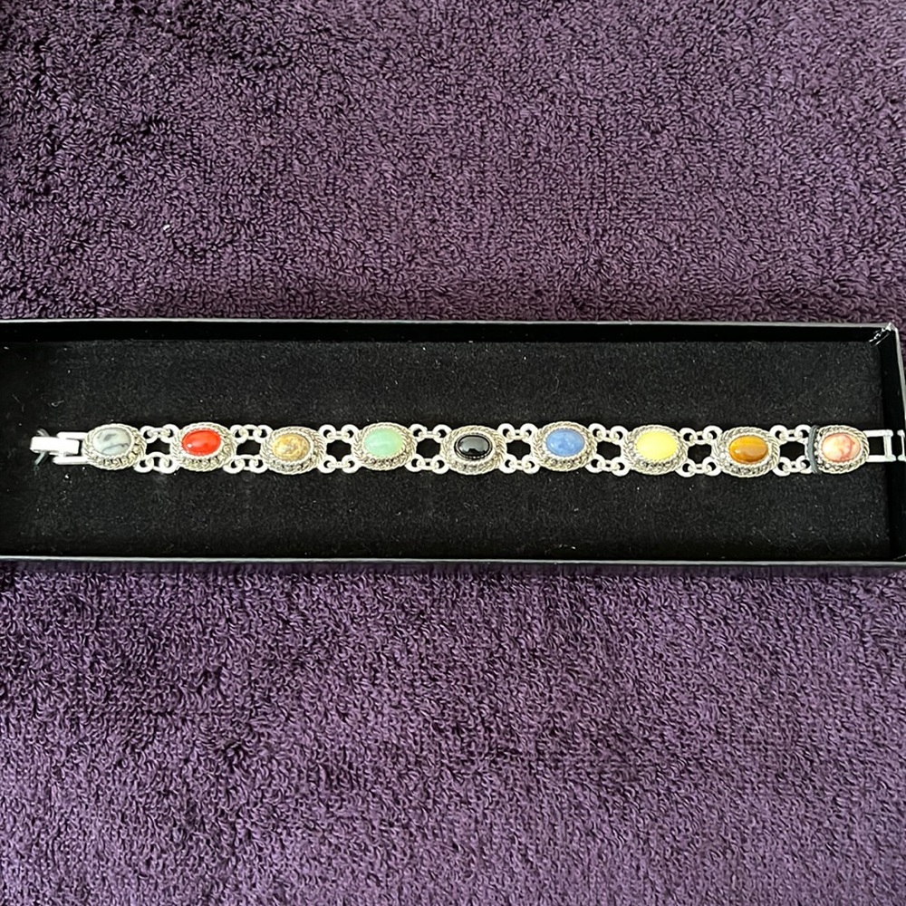 Antique Bracelet w/ Genuine Stones